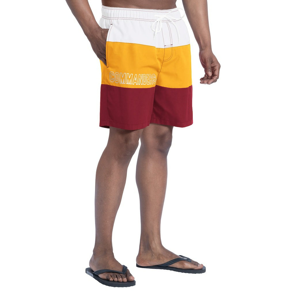 G-III Sports by Carl Banks Sunrise Volley Swim Shorts - Washington Commanders