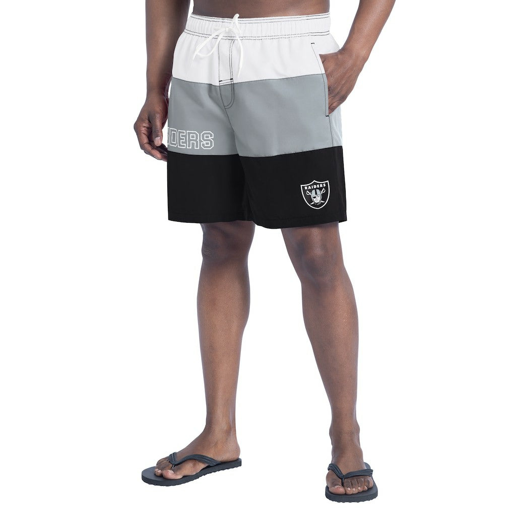 G-III Sports by Carl Banks Sunrise Volley Swim Shorts - Las Vegas Raiders