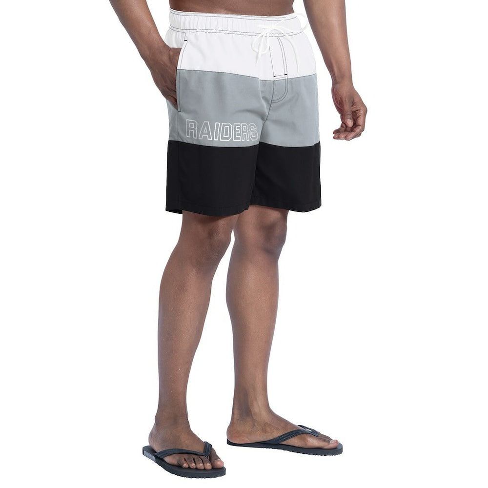 G-III Sports by Carl Banks Sunrise Volley Swim Shorts - Las Vegas Raiders