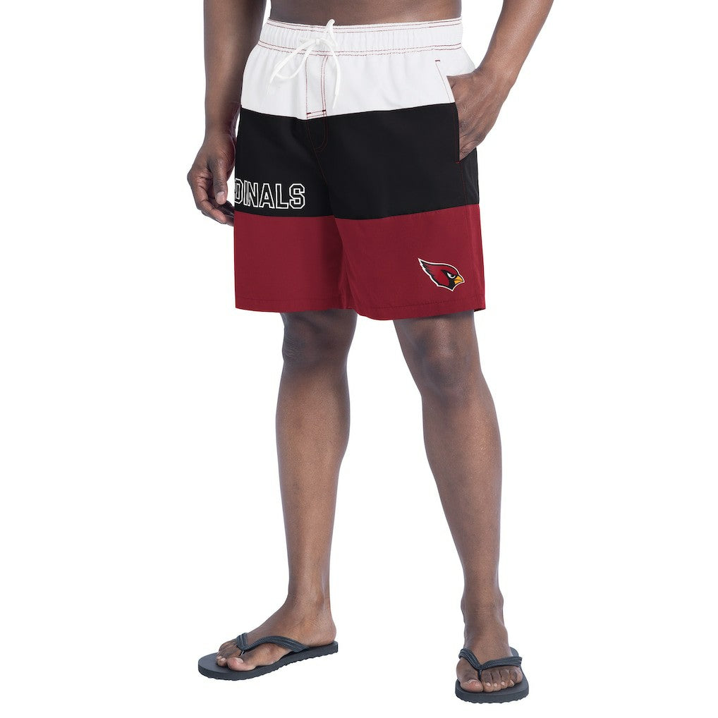 G-III Sports by Carl Banks Sunrise Volley Swim Shorts - Arizona Cardinals