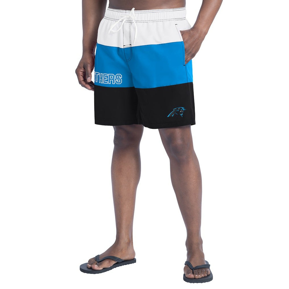 G-III Sports by Carl Banks Sunrise Volley Swim Shorts - Carolina Panthers
