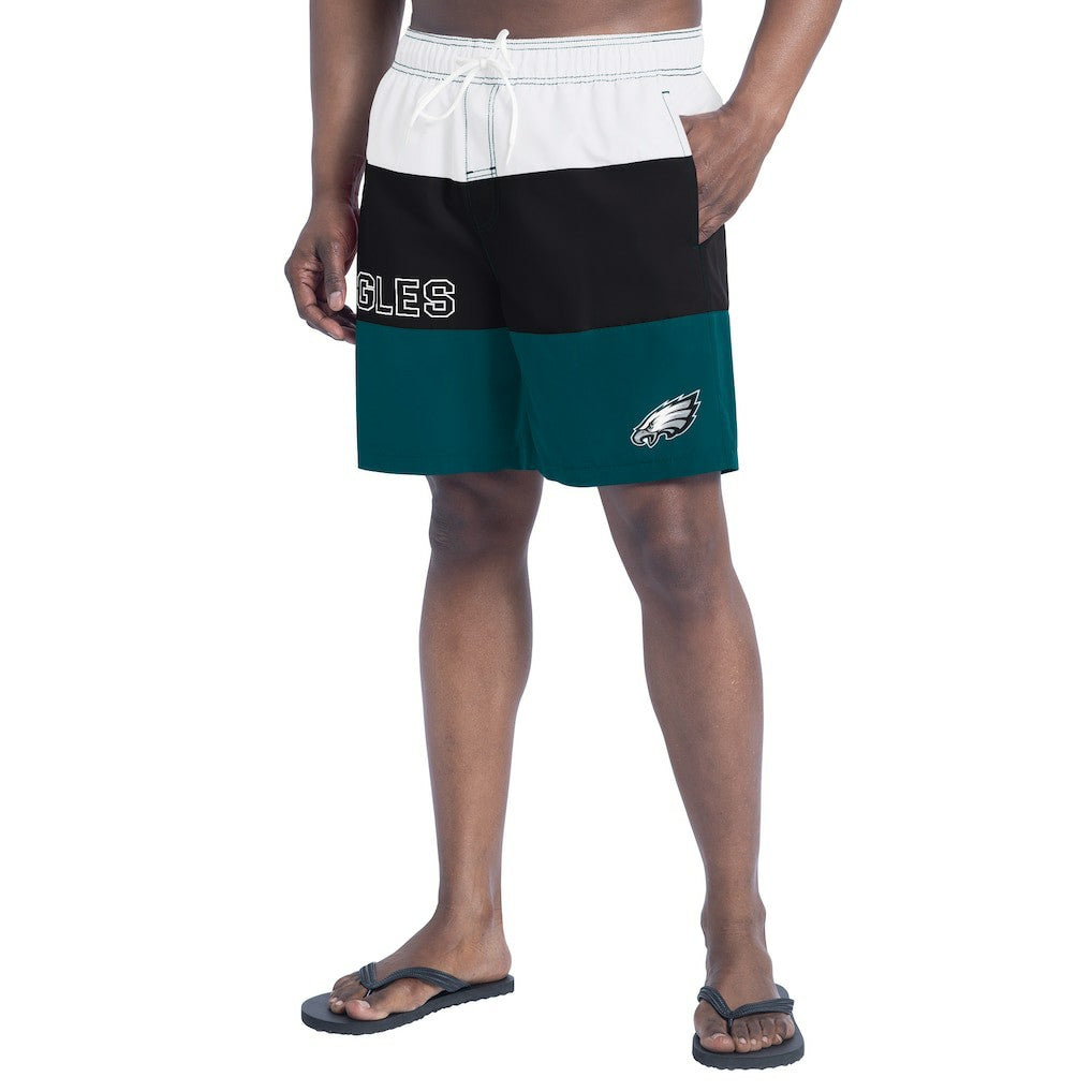 G-III Sports by Carl Banks Sunrise Volley Swim Shorts - Philadelphia Eagles