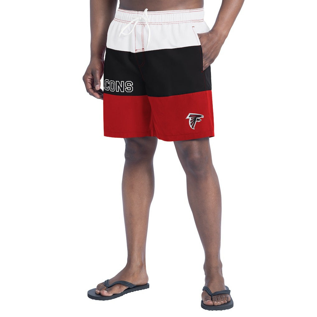 G-III Sports by Carl Banks Sunrise Volley Swim Shorts - Atlanta Falcons