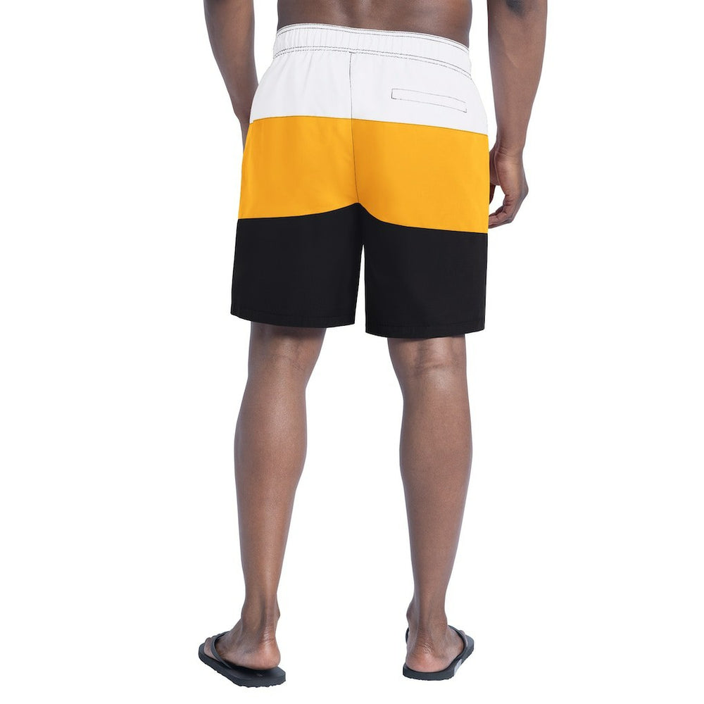 G-III Sports by Carl Banks Sunrise Volley Swim Shorts - Pittsburgh Steelers