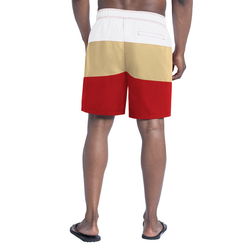 G-III Sports by Carl Banks Sunrise Volley Swim Shorts - San Francisco 49ers