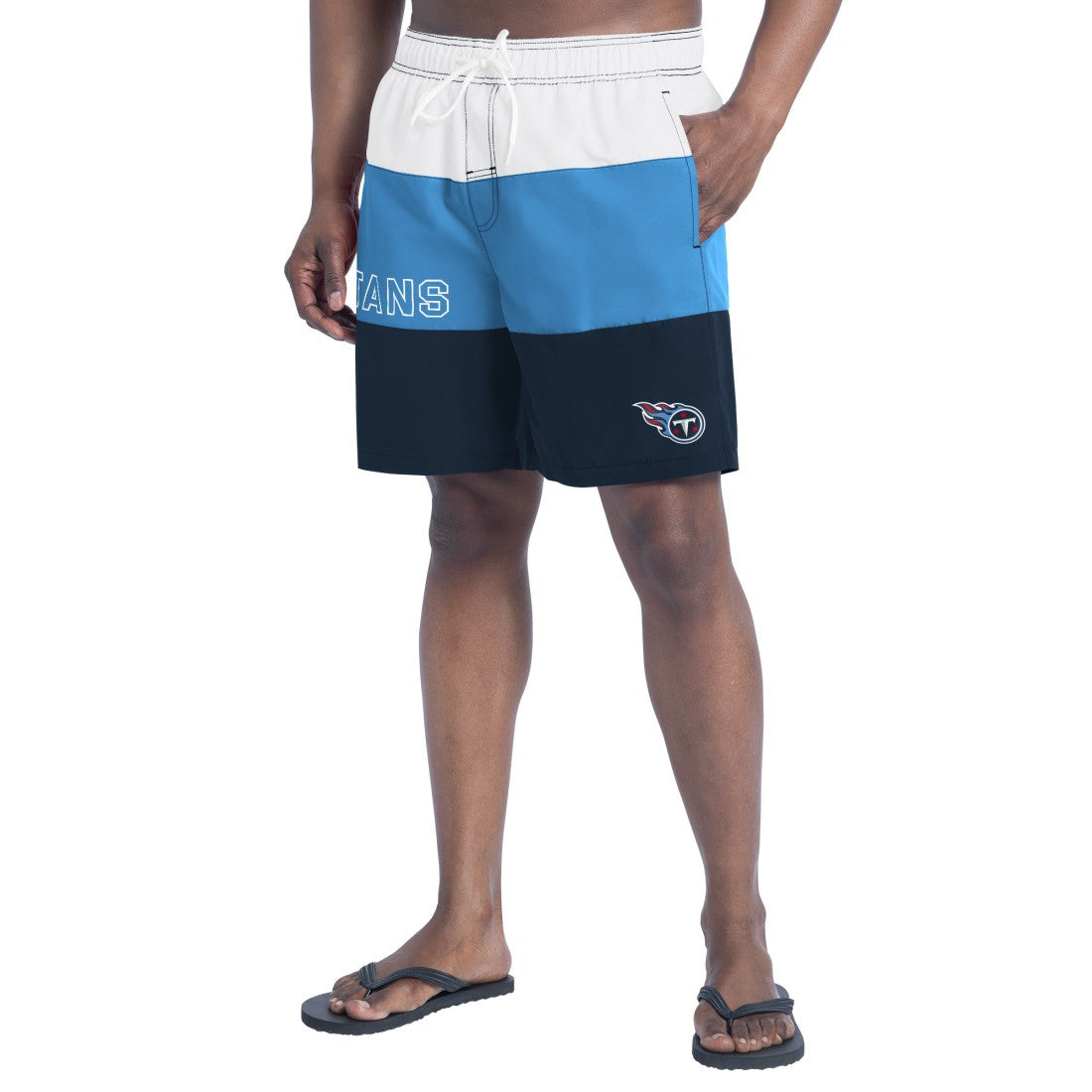 G-III Sports by Carl Banks Sunrise Volley Swim Shorts - Tennessee Titans