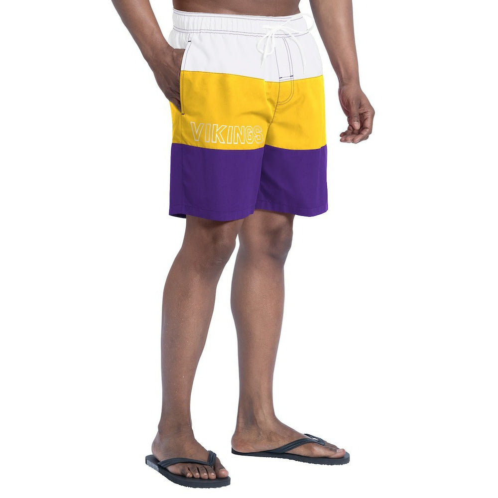 G-III Sports by Carl Banks Sunrise Volley Swim Shorts - Minnesota Vikings