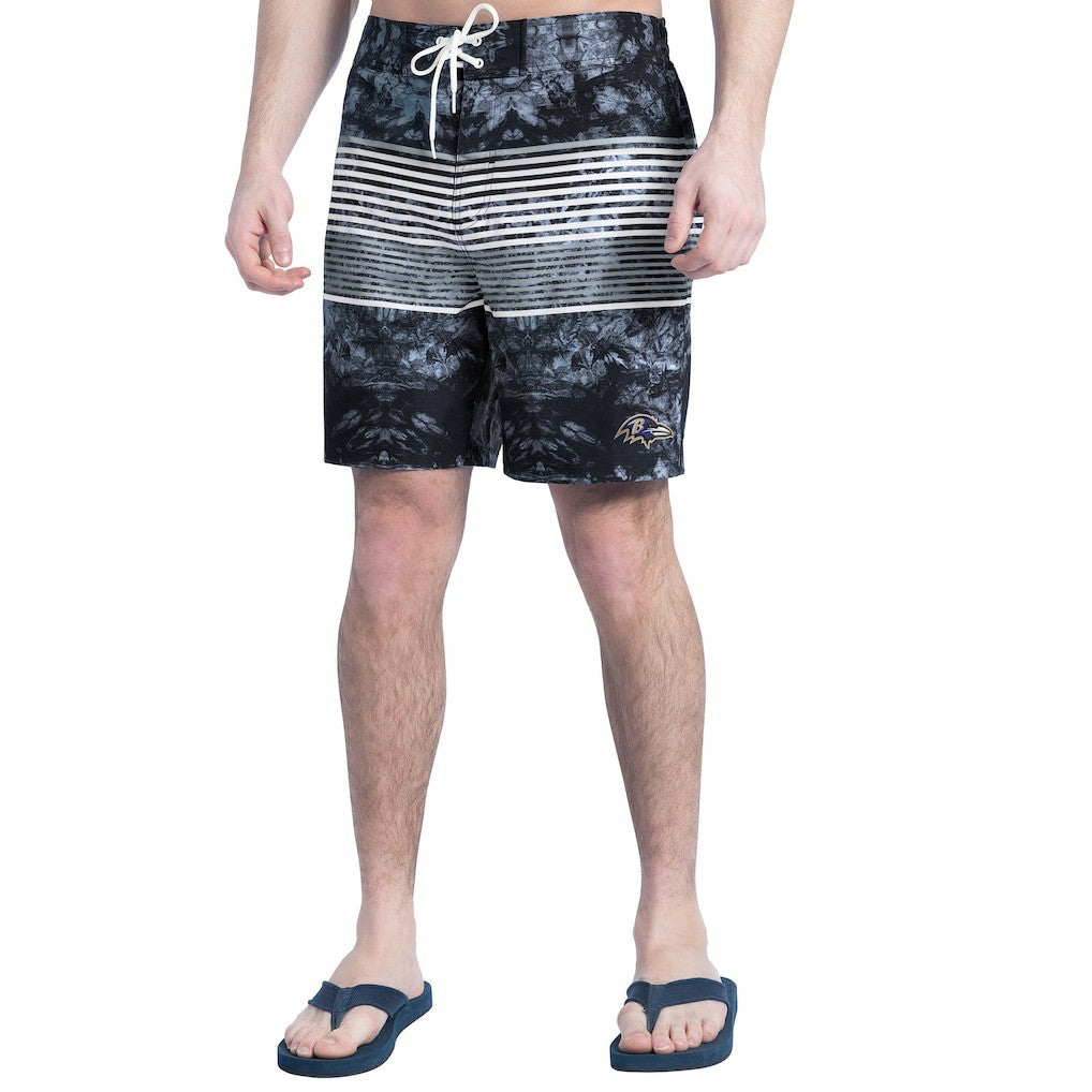 G-III Sports by Carl Banks Horizon Volley Swim Shorts - Baltimore Ravens