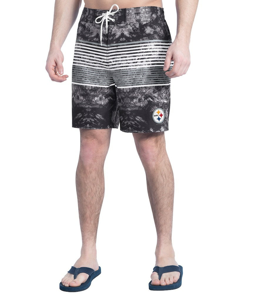 G-III Sports by Carl Banks Horizon Volley Swim Shorts - Pittsburgh Steelers