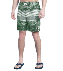 G-III Sports by Carl Banks Horizon Volley Swim Shorts - Green Bay Packers