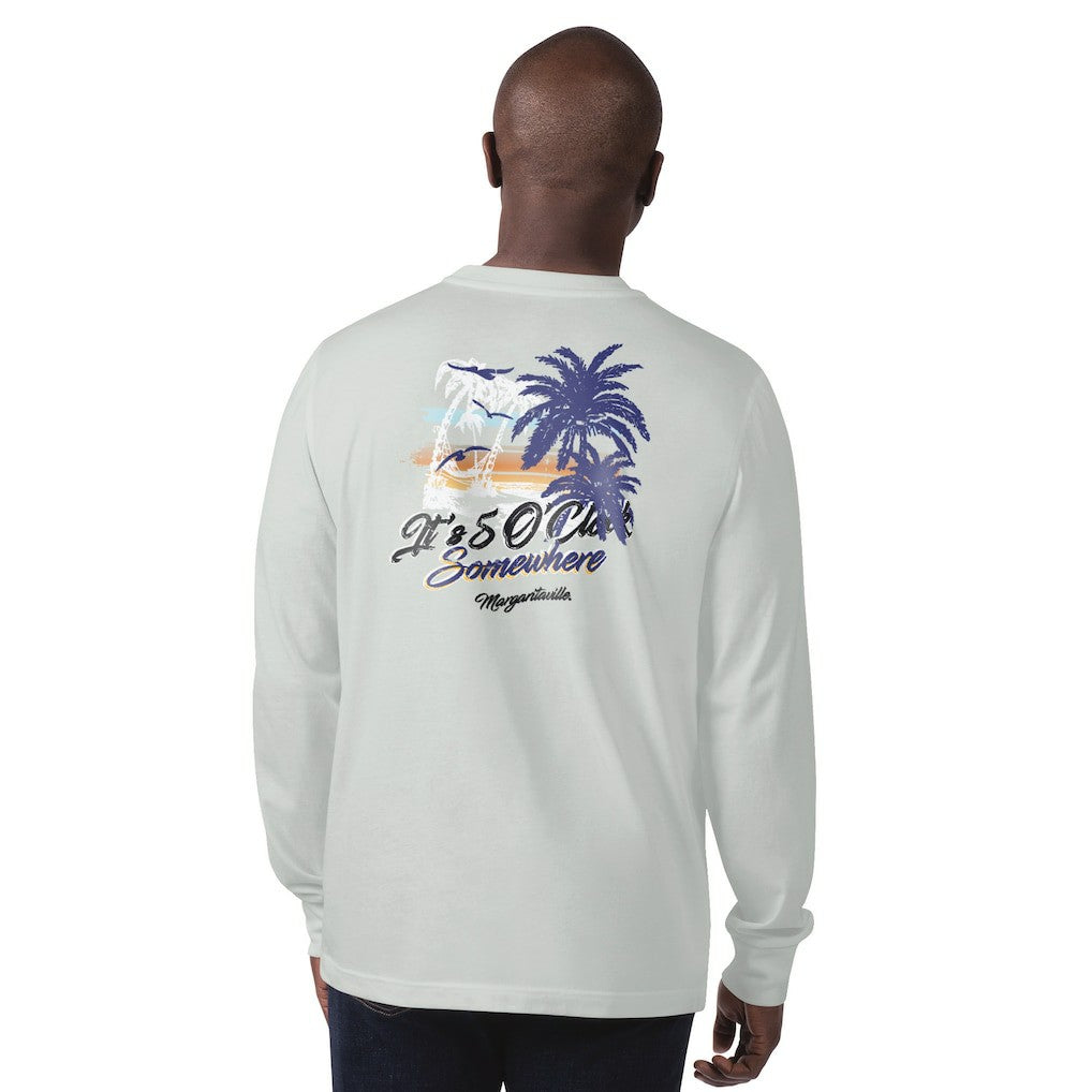 Margaritaville It's Five O'Clock Somewhere Long Sleeve T-Shirt - Baltimore Ravens