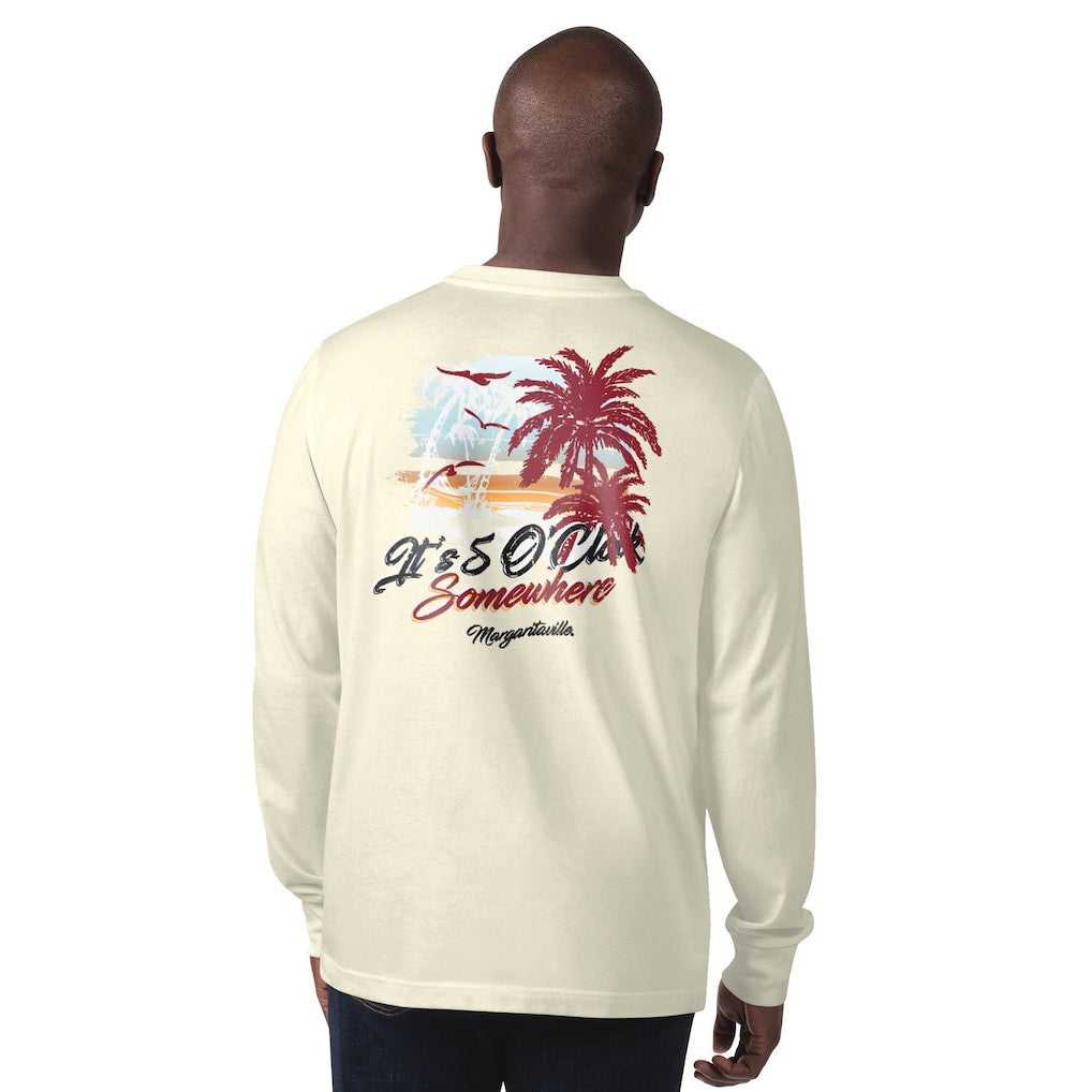 Margaritaville It's Five O'Clock Somewhere Long Sleeve T-Shirt - Arizona Cardinals