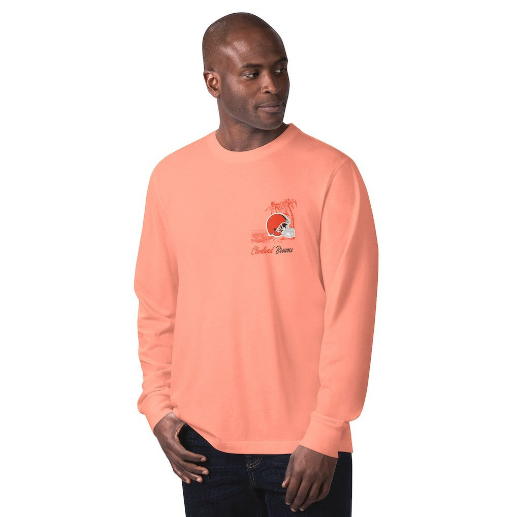 Margaritaville It's Five O'Clock Somewhere Long Sleeve T-Shirt - Cleveland Browns