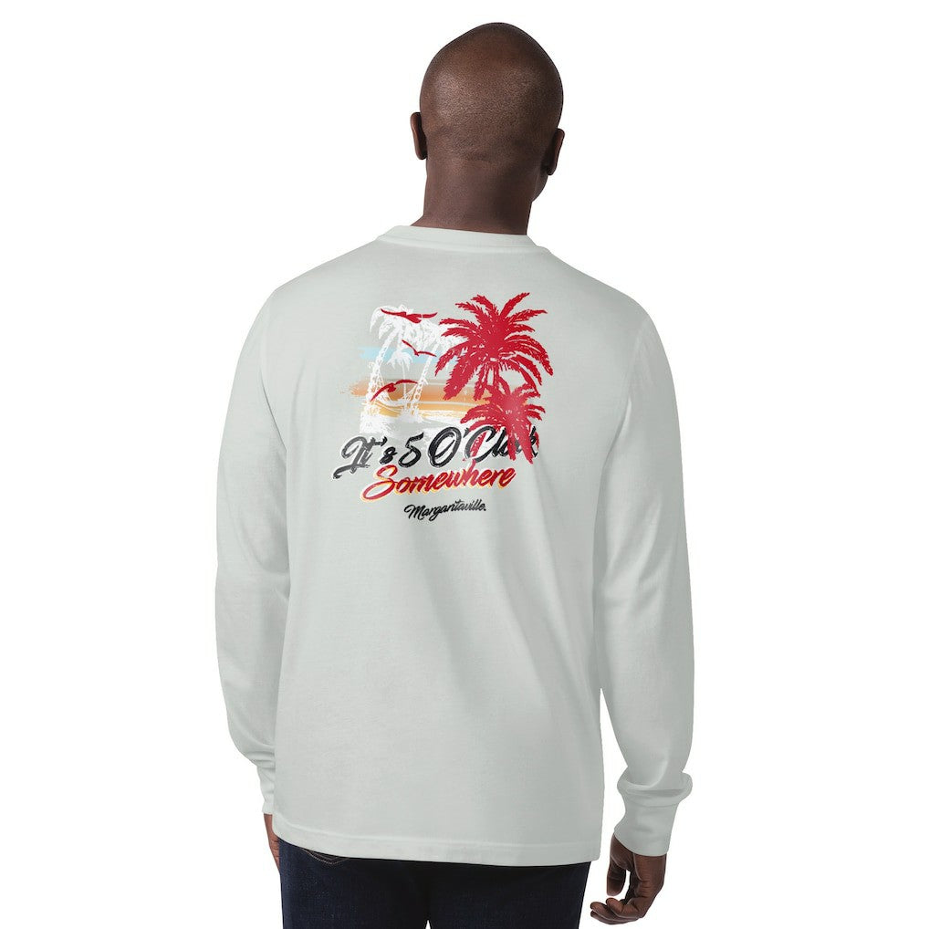 Margaritaville It's Five O'Clock Somewhere Long Sleeve T-Shirt - Atlanta Falcons