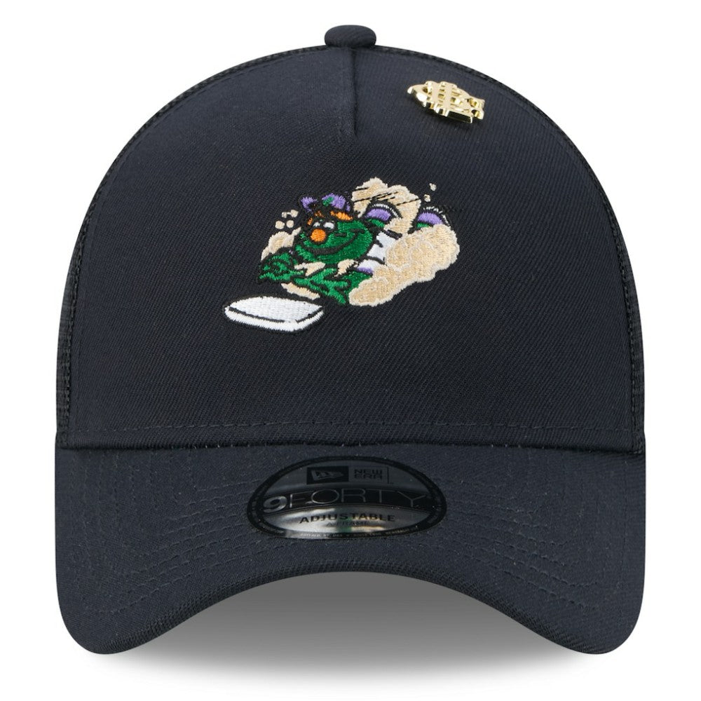 MLB Boston Red Sox New Era 2025 Big League Chew A-Frame 9FORTY Adjustable Trucker Hat