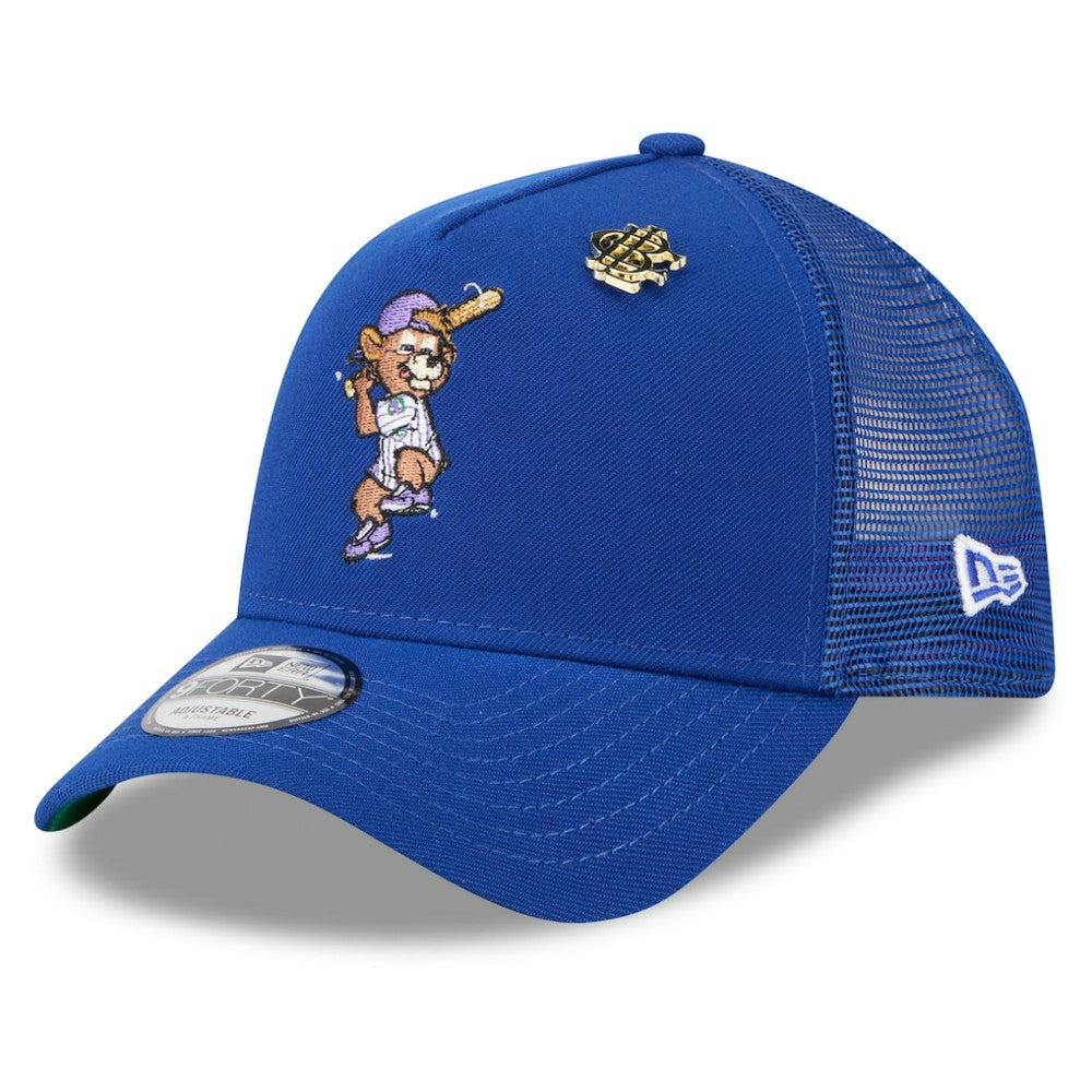 MLB Chicago Cubs New Era 2025 Big League Chew A-Frame 9FORTY Adjustable Trucker Hat