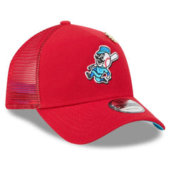 MLB Cincinnati Reds New Era 2025 Big League Chew A-Frame 9FORTY Adjustable Trucker Hat