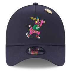 MLB Cleveland Guardians New Era 2025 Big League Chew A-Frame 9FORTY Adjustable Trucker Hat