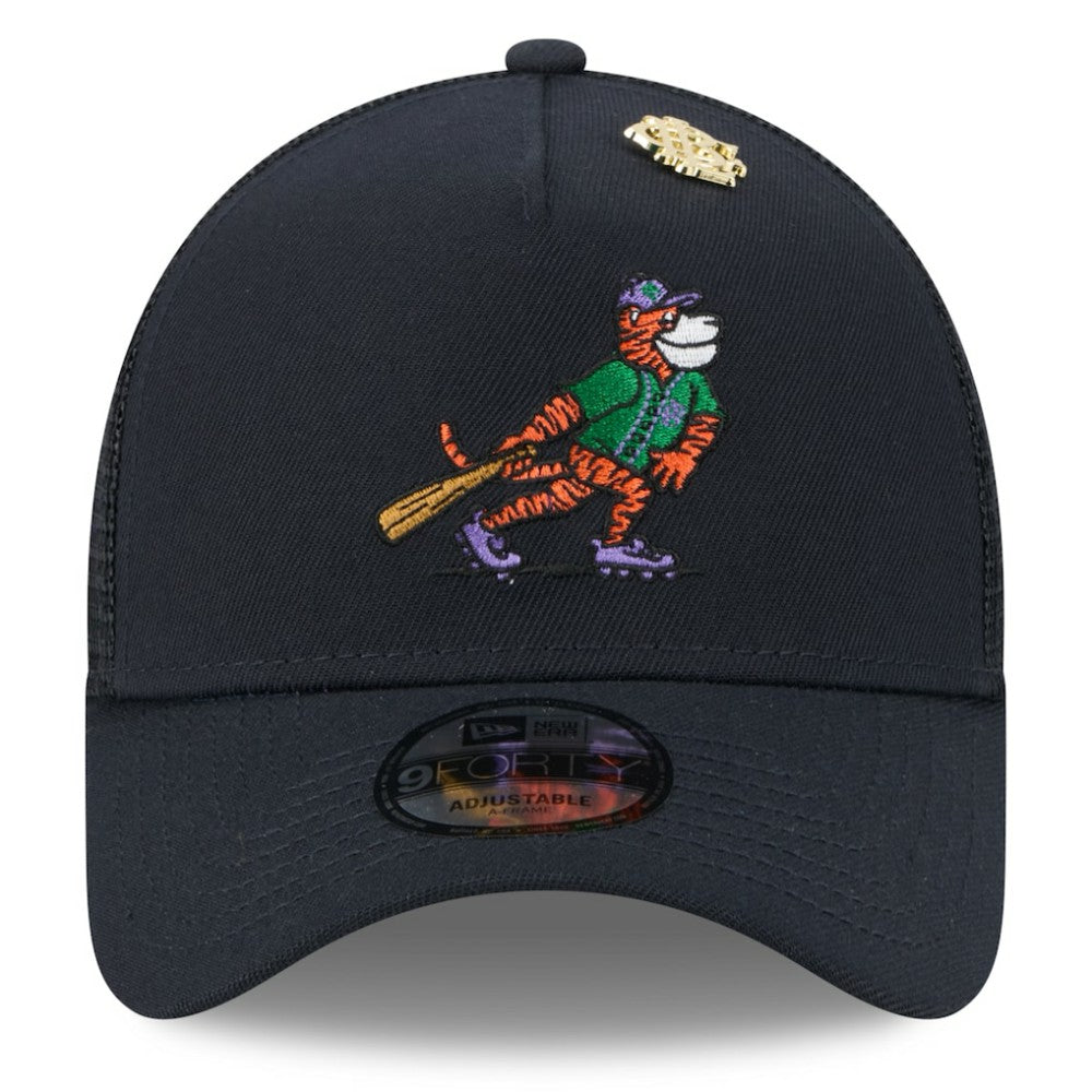 MLB Detroit Tigers New Era 2025 Big League Chew A-Frame 9FORTY Adjustable Trucker Hat