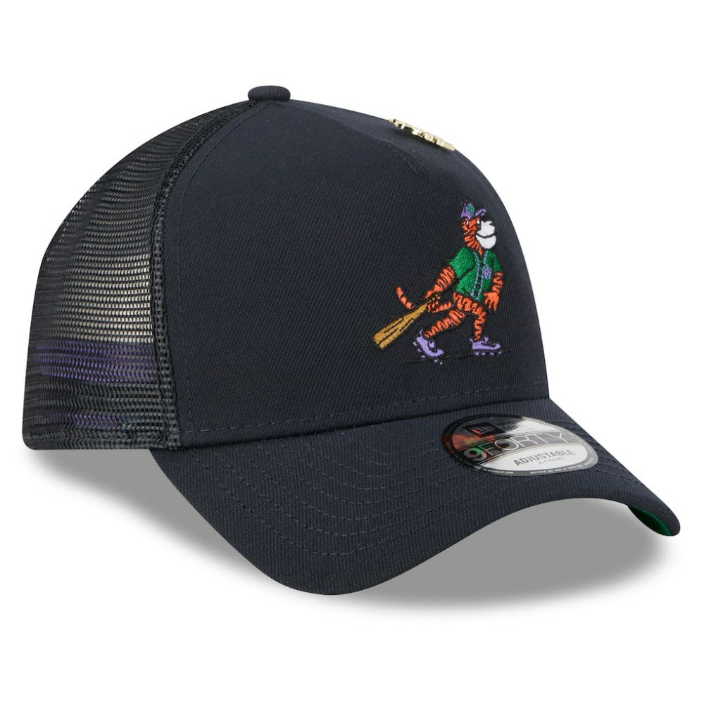 MLB Detroit Tigers New Era 2025 Big League Chew A-Frame 9FORTY Adjustable Trucker Hat