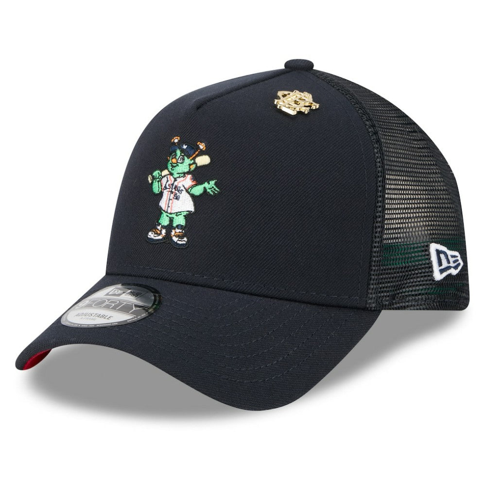 MLB Houston Astros New Era 2025 Big League Chew A-Frame 9FORTY Adjustable Trucker Hat