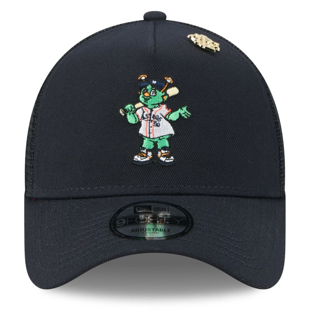 MLB Houston Astros New Era 2025 Big League Chew A-Frame 9FORTY Adjustable Trucker Hat