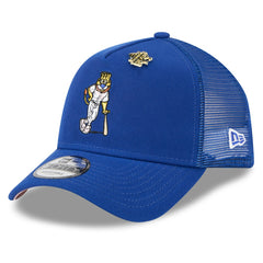 MLB Kansas City Royals New Era 2025 Big League Chew A-Frame 9FORTY Adjustable Trucker Hat