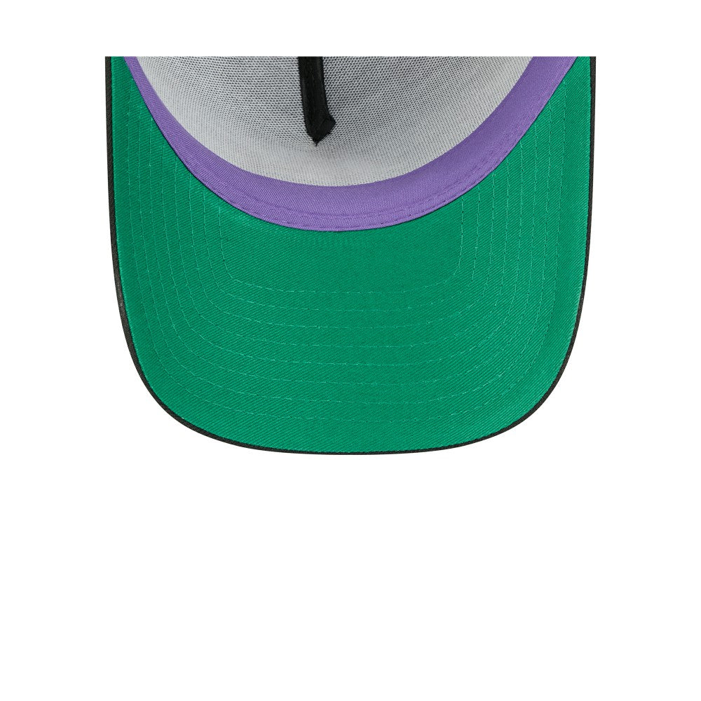 MLB Miami Marlins New Era 2025 Big League Chew A-Frame 9FORTY Adjustable Trucker Hat