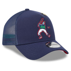 MLB Milwaukee Brewers New Era 2025 Big League Chew A-Frame 9FORTY Adjustable Trucker Hat