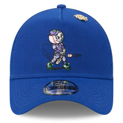 MLB New York Mets New Era 2025 Big League Chew A-Frame 9FORTY Adjustable Trucker Hat