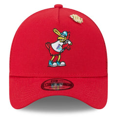 MLB St. Louis Cardinals New Era 2025 Big League Chew A-Frame 9FORTY Adjustable Trucker Hat