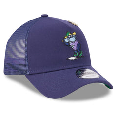 MLB Tampa Bay Rays New Era 2025 Big League Chew A-Frame 9FORTY Adjustable Trucker Hat