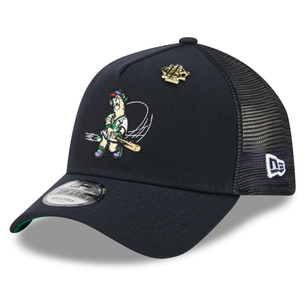 MLB Atlanta Braves New Era 2025 Big League Chew A-Frame 9FORTY Adjustable Trucker Hat