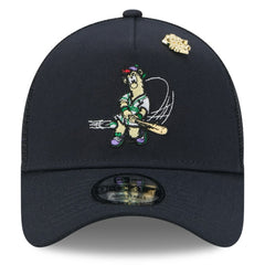 MLB Atlanta Braves New Era 2025 Big League Chew A-Frame 9FORTY Adjustable Trucker Hat