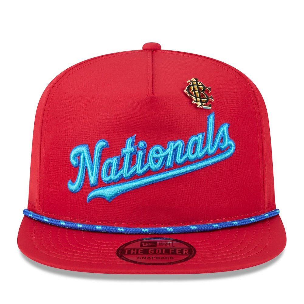 MLB Washington Nationals New Era 2025 Big League Chew Golfer Snapback Hat