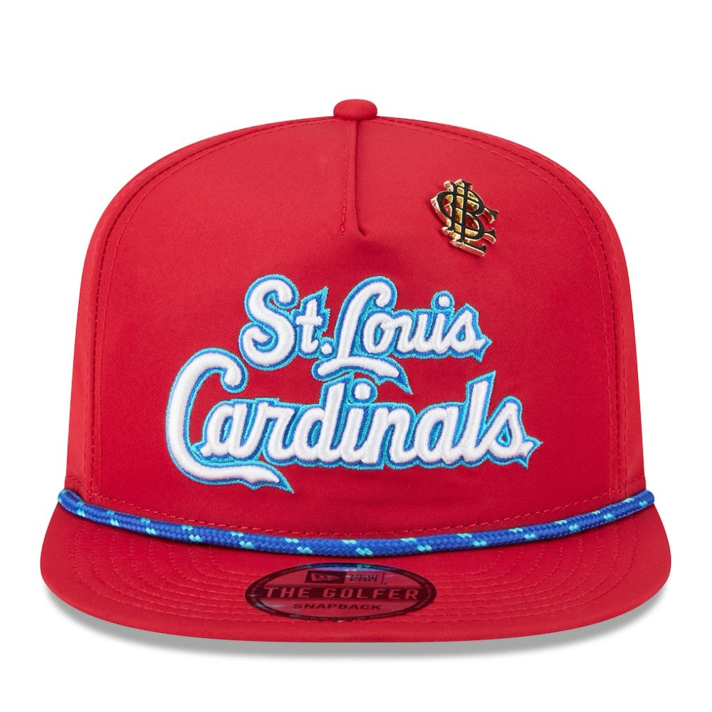 MLB St. Louis Cardinals New Era 2025 Big League Chew Golfer Snapback Hat