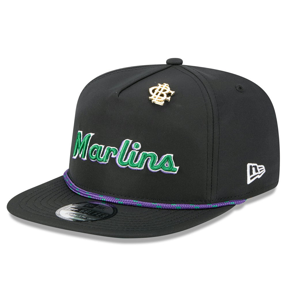 MLB Miami Marlins New Era 2025 Big League Chew Golfer Snapback Hat