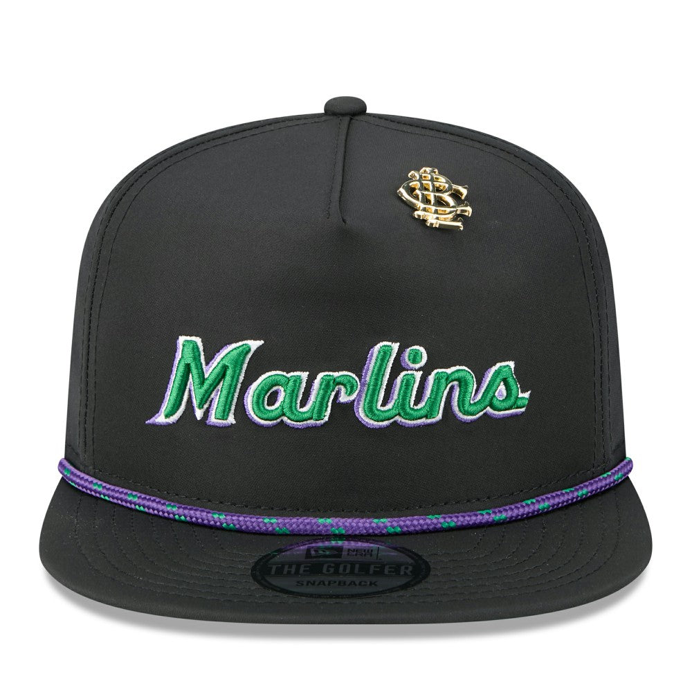 MLB Miami Marlins New Era 2025 Big League Chew Golfer Snapback Hat