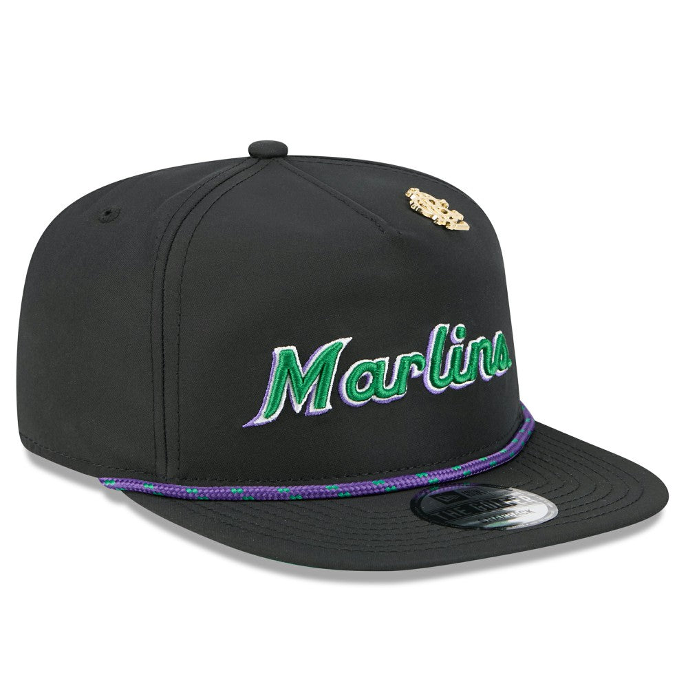 MLB Miami Marlins New Era 2025 Big League Chew Golfer Snapback Hat