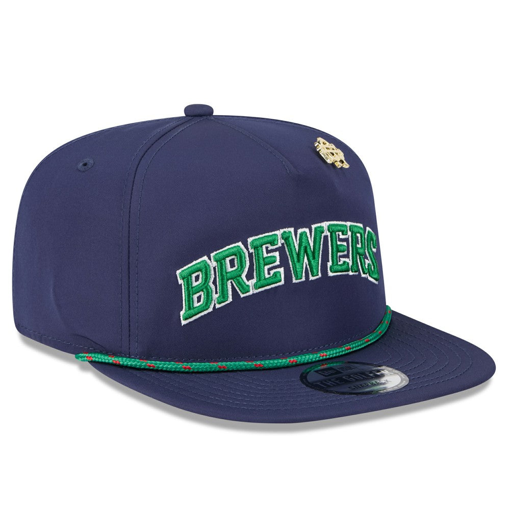 MLB Milwaukee Brewers New Era 2025 Big League Chew Golfer Snapback Hat