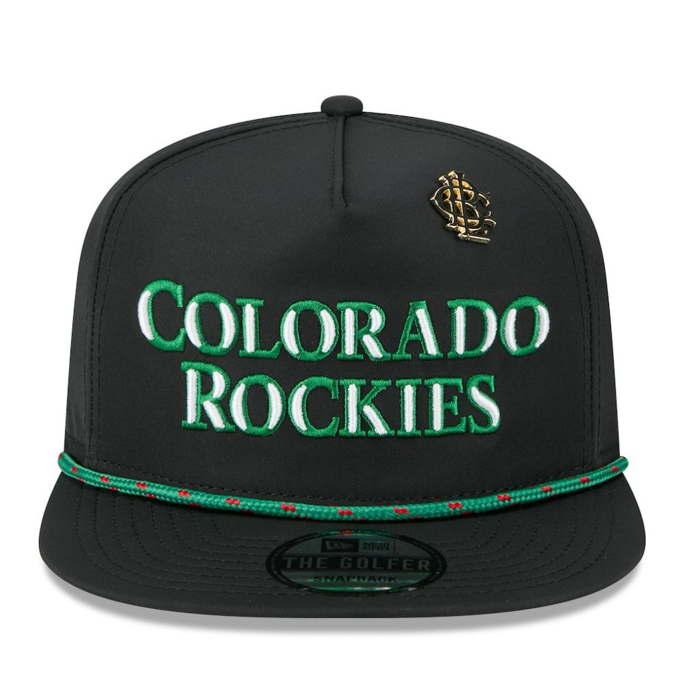 MLB Colorado Rockies New Era 2025 Big League Chew Golfer Snapback Hat