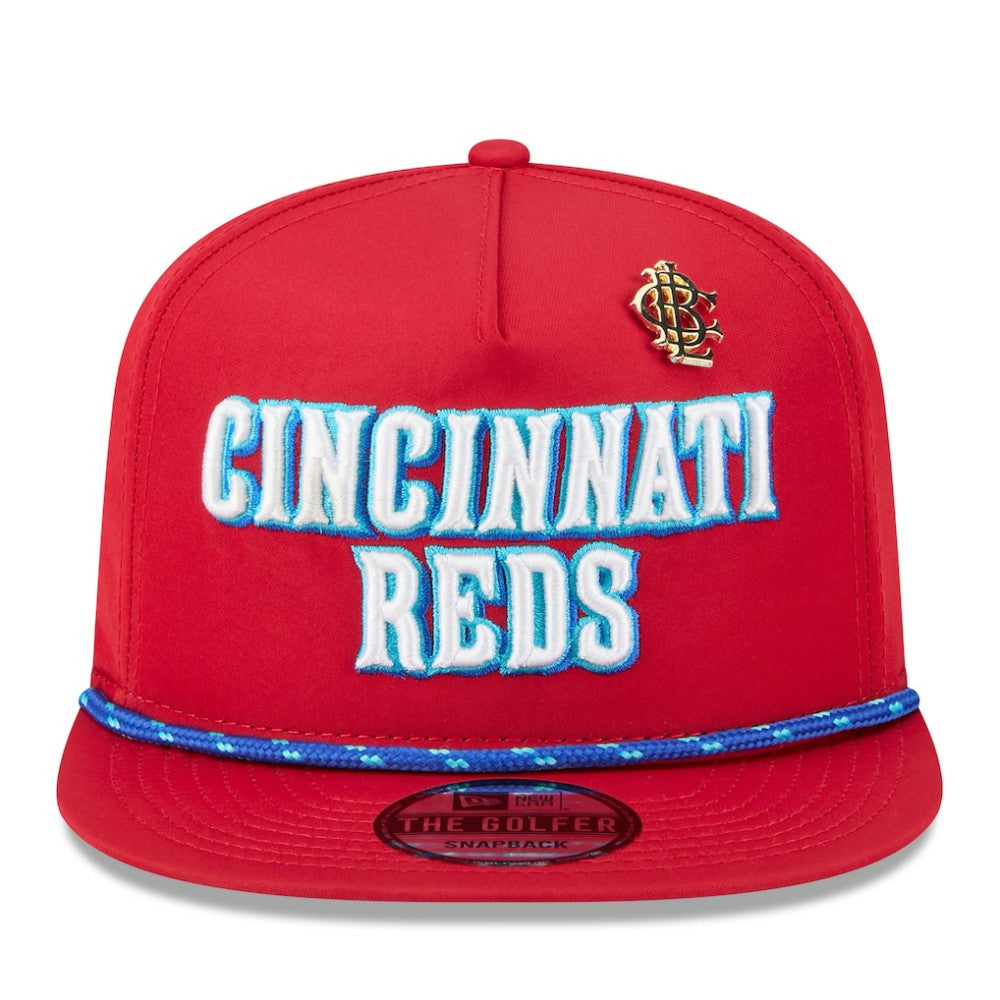 MLB Cincinnati Reds New Era 2025 Big League Chew Golfer Snapback Hat
