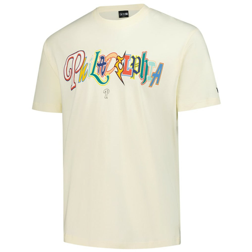 MLB Philadelphia Phillies New Era Ransom Note Oversized T-Shirt