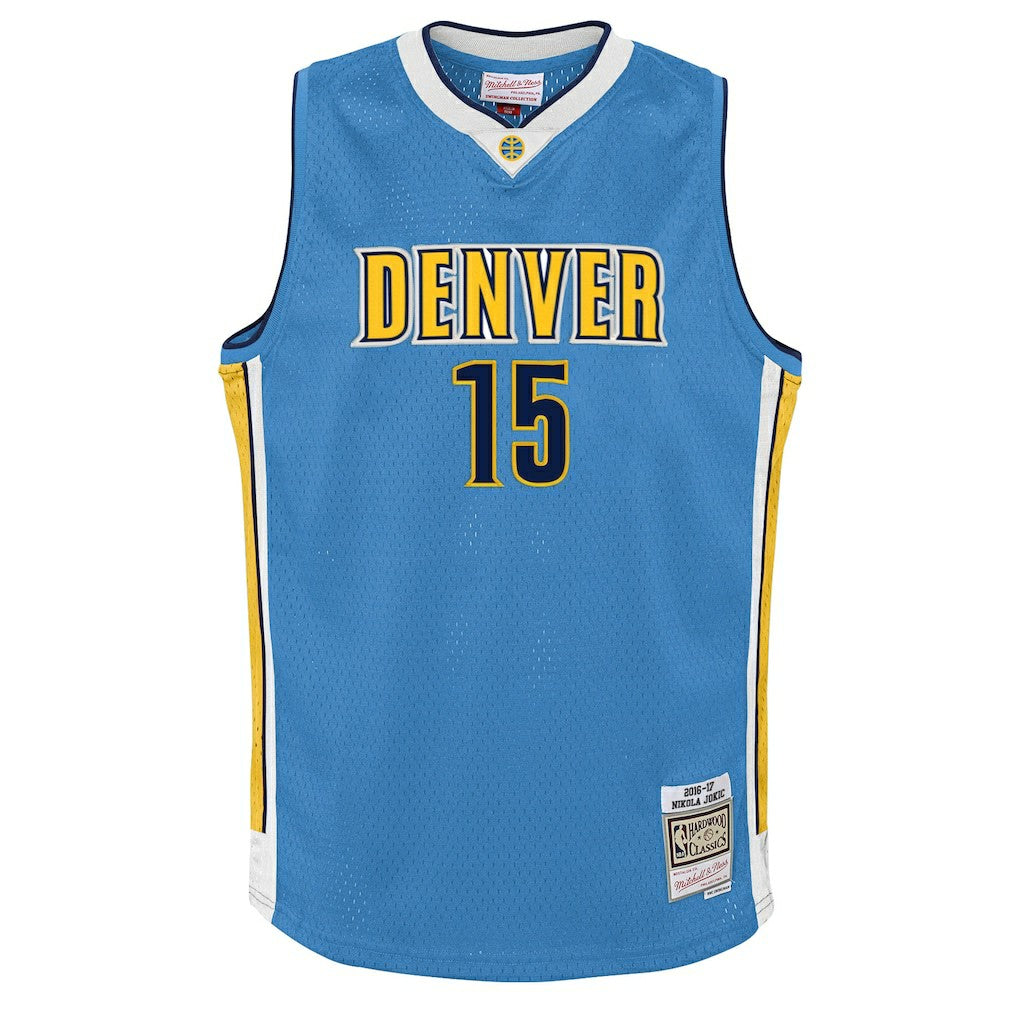 NBA Nikola Jokic Denver Nuggets Youth 2016/17 Hardwood Classics Swingman Jersey sale