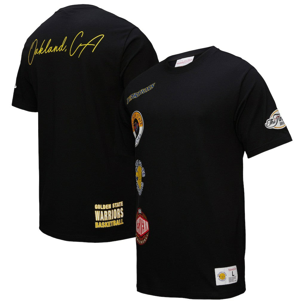NBA Golden State Warriors Black Out Collection Vintage Premium T-Shirt sale