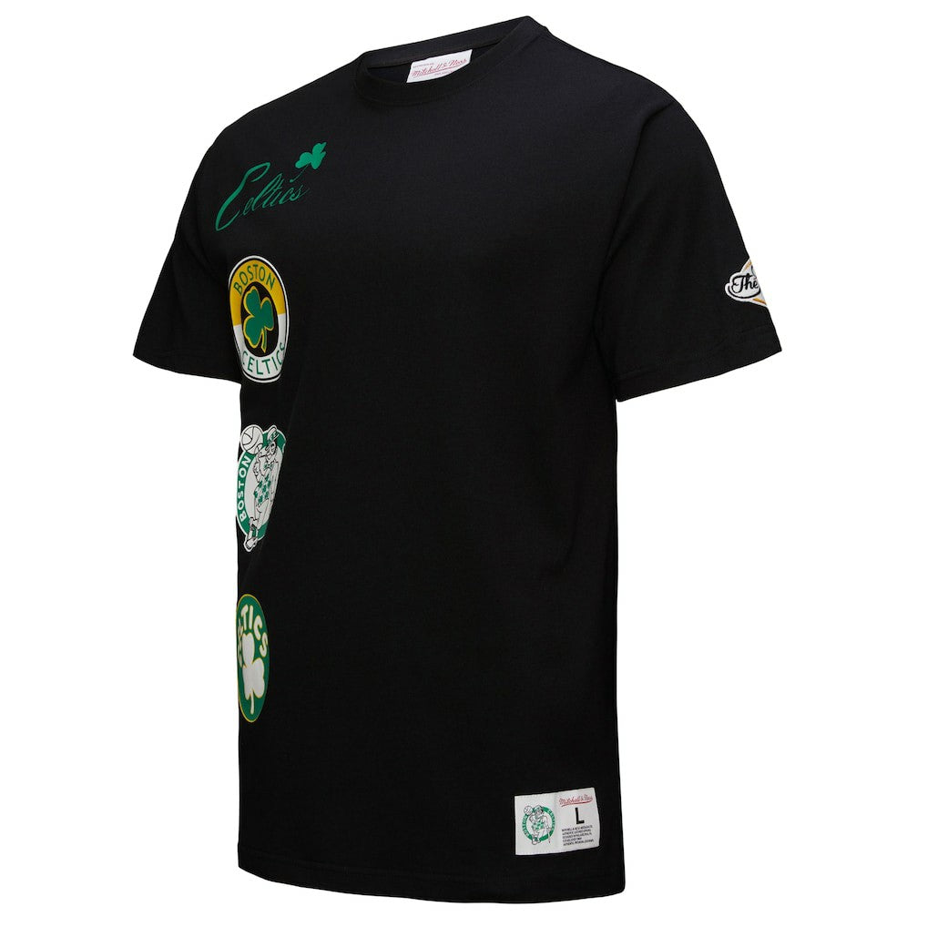 NBA Boston Celtics Black Out Collection Vintage Premium T-Shirt