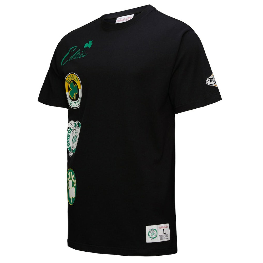 NBA Boston Celtics Black Out Collection Vintage Premium T-Shirt