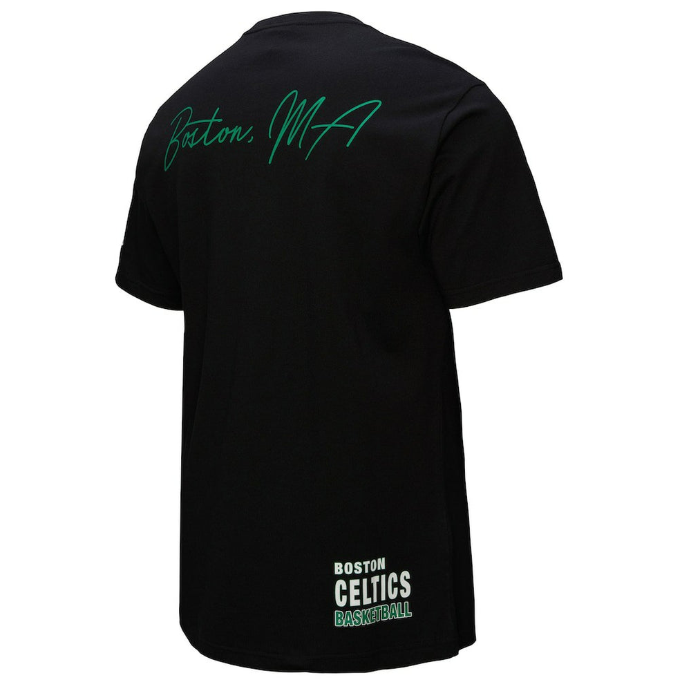 NBA Boston Celtics Black Out Collection Vintage Premium T-Shirt
