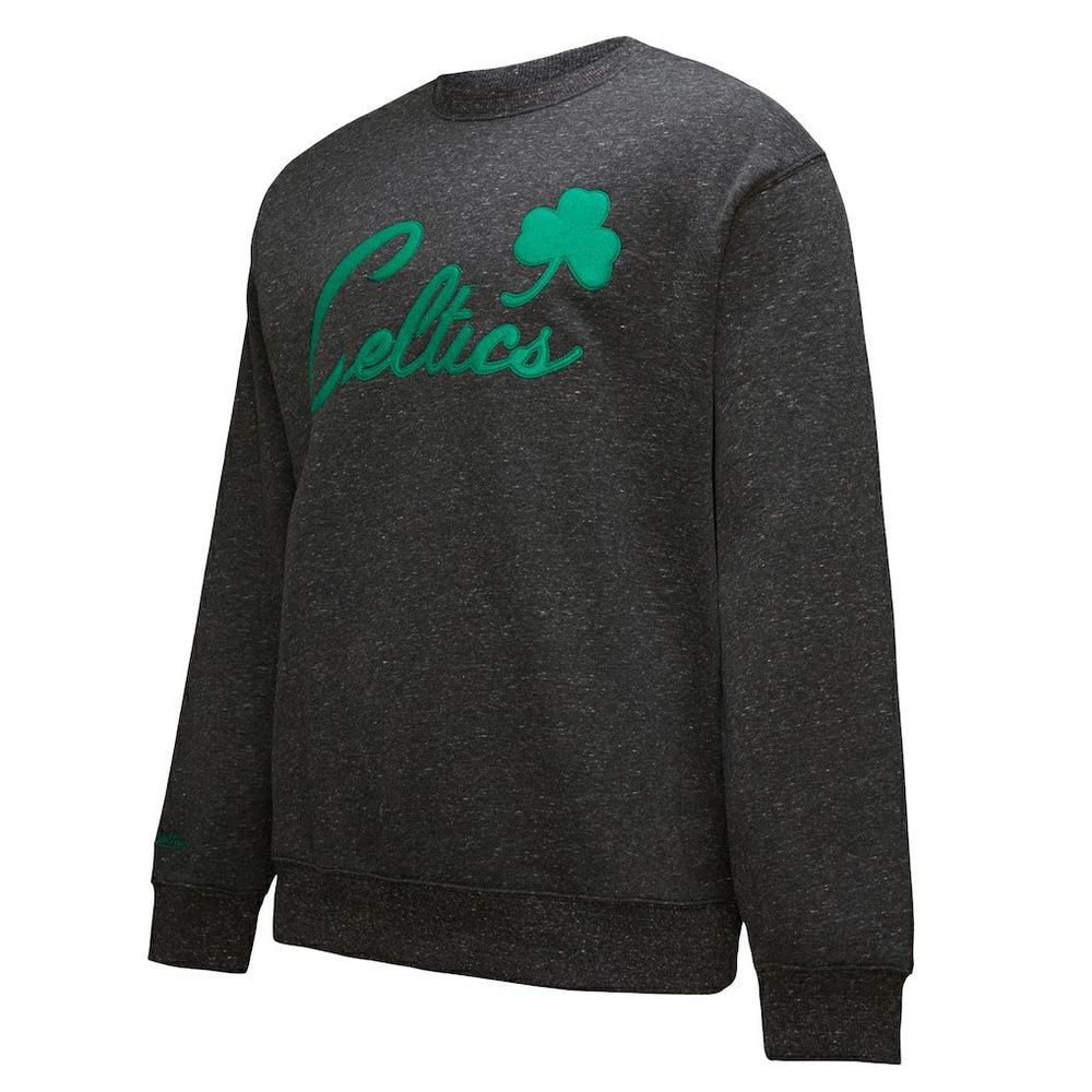 NBA Boston Celtics Hardwood Classics Blackout Collection Snow Washed Pullover Sweatshirt