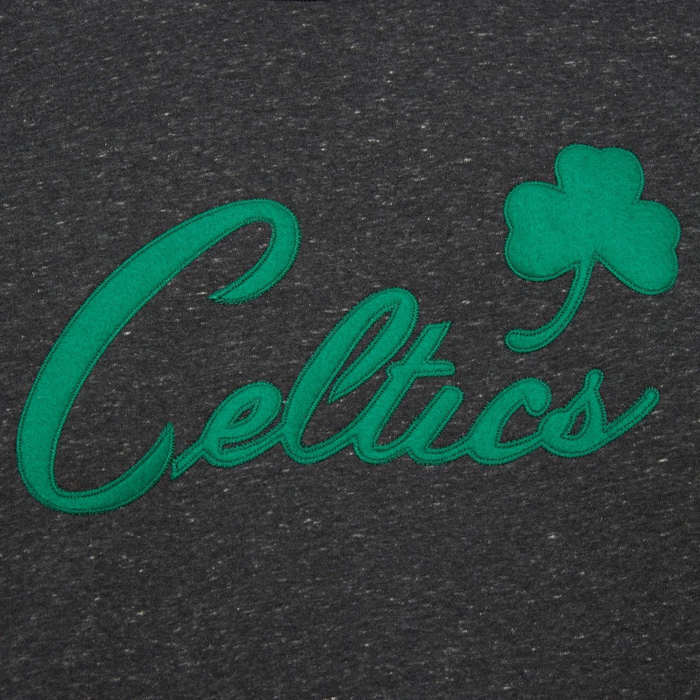NBA Boston Celtics Hardwood Classics Blackout Collection Snow Washed Pullover Sweatshirt